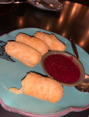 No queso sticks   at Justo Restaurant in Medellin