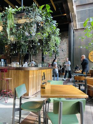 Inside   at Justo Restaurant in Medellin