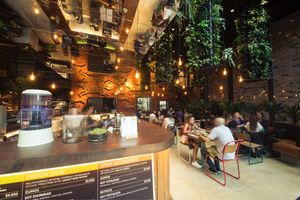   at Justo Restaurant in Medellin