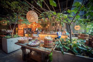 Ceres Mercado at Justo Restaurant in Medellin