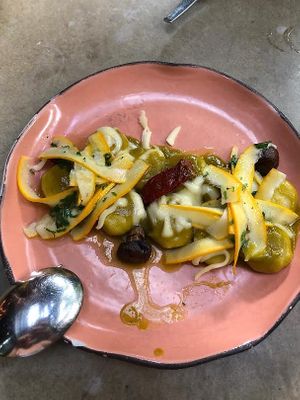 gnocchi pervuano  at Justo Restaurant in Medellin