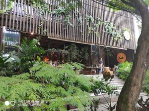 Exterior at Justo Restaurant in Medellin