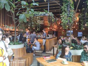 Interior at Justo Restaurant in Medellin