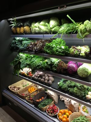 Fresh produce  at Justo Restaurant in Medellin