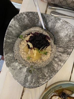 Porridge bowl  at STHLM Brunch Club in Stockholm