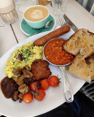 Brekkie plate at STHLM Brunch Club in Stockholm