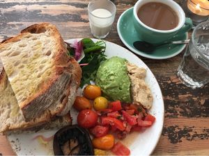 Vegan brunch at STHLM Brunch Club in Stockholm