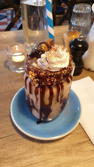 Vegan freakshake at STHLM Brunch Club in Stockholm