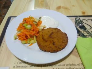 hamburger di legumi at Naturangolo di Alessandro Mandelli in Osnago