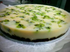 cheesecake kiwi e mandorle at Naturangolo di Alessandro Mandelli in Osnago