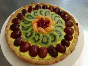 crostata vegan alla frutta fresca at Naturangolo di Alessandro Mandelli in Osnago