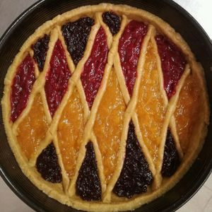 crostata arlecchino vegan at Naturangolo di Alessandro Mandelli in Osnago