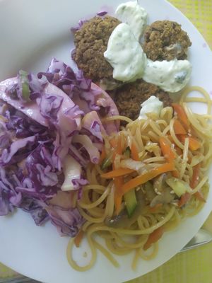 Lunch dish at Naturangolo di Alessandro Mandelli in Osnago