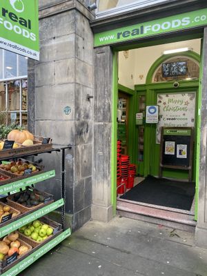 Healthy living  at Real Foods in Edinburgh