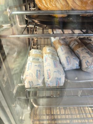 Ready to eat vegan rolls! at Proinsular Market in Puerto Ayora