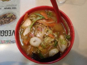 Yasai Lamen at Hinode in Sao Paulo