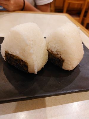 Oniguiri de ume at Hinode in Sao Paulo