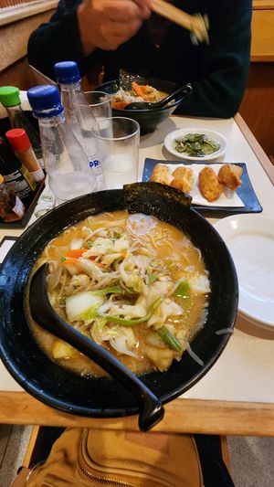 Ramen de legumes at Hinode in Sao Paulo
