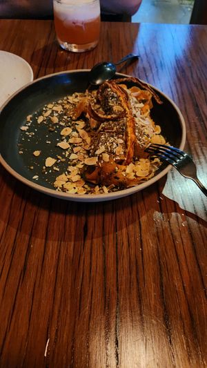 Fossilised carrots at Detour in Woolloongabba