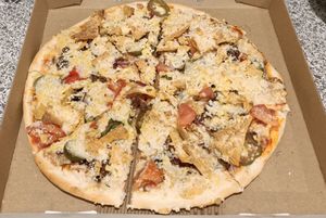 Mexican pizza at Slice Pizza & Pasta - Veganism Pizzeria in South Brisbane