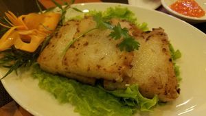 turnip cake at Luly Am Thuc Chay in Ho Chi Minh City