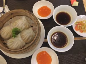 Dumplings at Luly Am Thuc Chay in Ho Chi Minh City