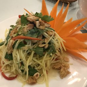 Papaya salad at Luly Am Thuc Chay in Ho Chi Minh City