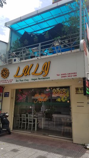 Storefront, Google maps showed it around the corner. at Luly Am Thuc Chay in Ho Chi Minh City