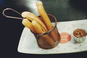 churros with biscoff at Loop & Scoop in Glasgow