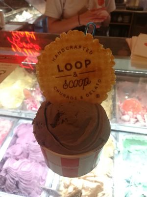 Oreo ice cream at Loop & Scoop in Glasgow