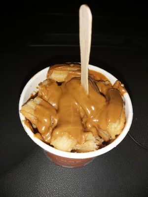 biscoff covered churro bites at Loop & Scoop in Glasgow