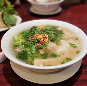 Imitation  chicken pho🐔 at Da Nang Restaurant in Olympia