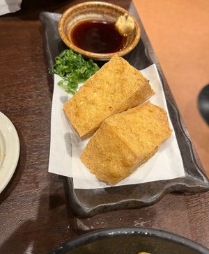 Fried tofu  at Chao Chao Gyoza Shijo-Kawaramachi in Kyoto