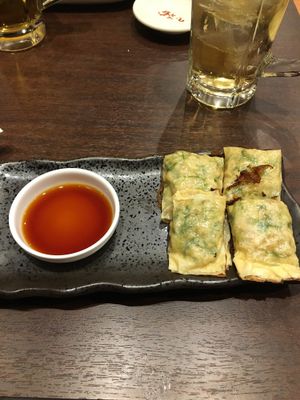 Vegan dumplings  at Chao Chao Gyoza Shijo-Kawaramachi in Kyoto