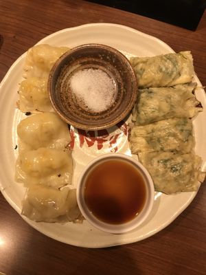 Vegan gyoza  at Chao Chao Gyoza Shijo-Kawaramachi in Kyoto
