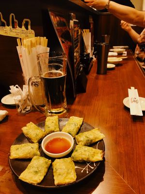 Yuba gyoza (vegan) at Chao Chao Gyoza Shijo-Kawaramachi in Kyoto