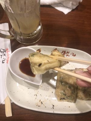 Gyoza tofu  at Chao Chao Gyoza Shijo-Kawaramachi in Kyoto