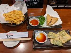 Vegan options at Chao Chao Gyoza Shijo-Kawaramachi in Kyoto