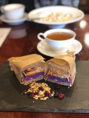 Vegetable sandwich  at Cafe Nature in Kurashiki