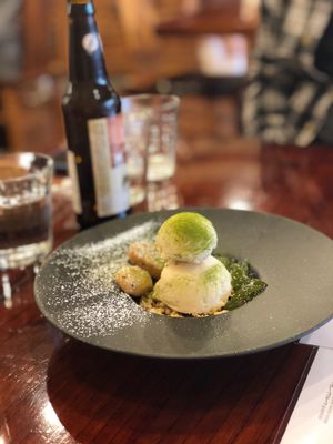 Soy parfait at Cafe Nature in Kurashiki