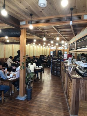 Interior at Cafe Nature in Kurashiki