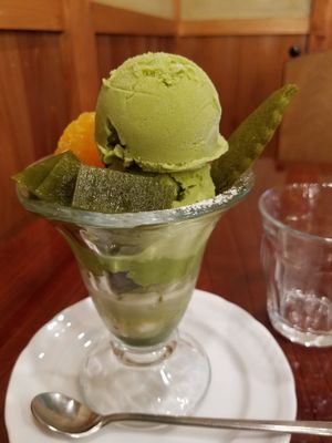 soy parfait at Cafe Nature in Kurashiki