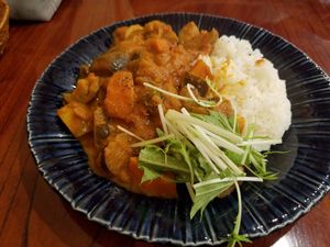 curry at Cafe Nature in Kurashiki