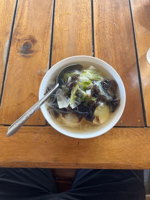 Soup  at Vegetarian Food - Amphoe Thalang in Phuket