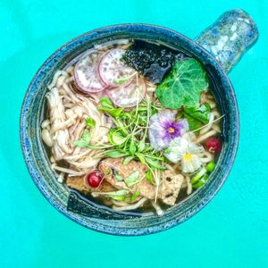 Umami broth at BBV! at BBVegan in Chichester