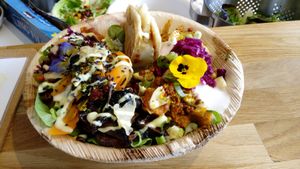 Buddha bowl at BBVegan in Chichester