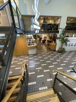 Entry and a pet of the seating area on the first and ground floor  at Spirit in Rotterdam