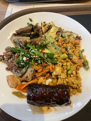 Mixed plate of buffet €13,60   at Spirit in Rotterdam