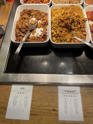 Gyros and tiki masala tofu   at Spirit in Rotterdam