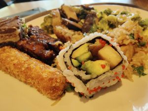 Mmmmm all so good. Buffet at Spirit in Rotterdam